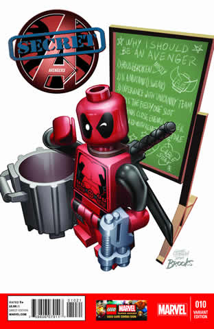 Super Heroes Comic Book, Marvel, Secret Avengers #10 Variant Cover