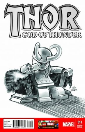Super Heroes Comic Book, Marvel, Thor: God Of Thunder #14  Sketch Variant Cover