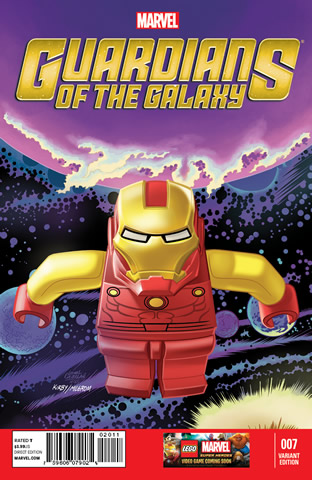 Super Heroes Comic Book, Marvel, Guardians Of The Galaxy #7 Variant Cover