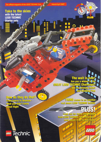 Lego Technic Club 1997 March/April Magazine