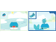 Book No: 6618331  Name: Set 10472 - Activity Card 5 - Penguin / Whale Top Half