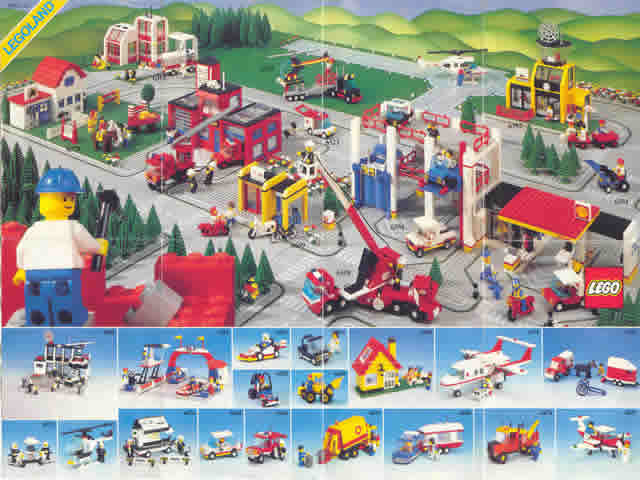 LEGO 1988 CATALOG KATALOG MINI TOWN REF 101883-EU EURO 