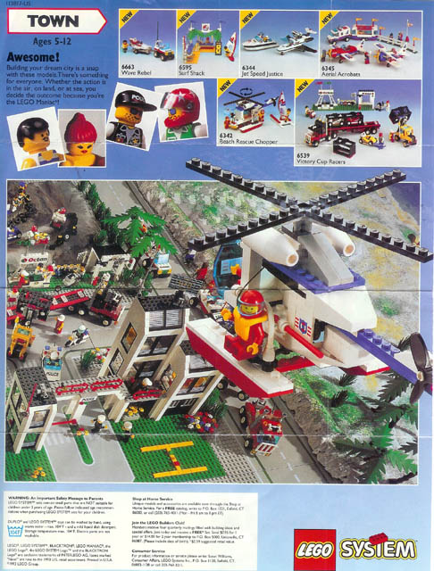 catalogue lego 1993
