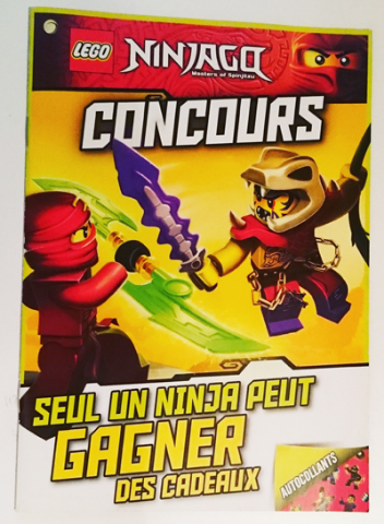 2015 Ninjago Promotion with Sticker Sheet, French (25103520_FR)