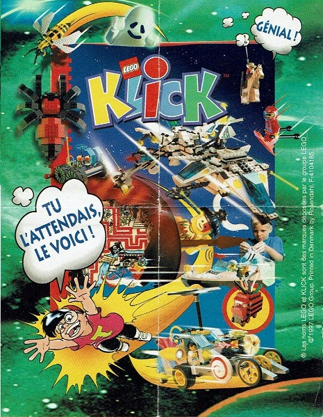 1997 Insert - LEGO Klick - French (F-4104185)