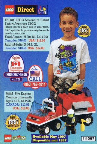 1997 Insert - Lego Direct - US/Canadian (4110687)