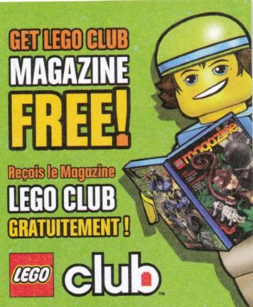 2008 Insert - LEGO Club - US/Canadian (WOR U-5959)