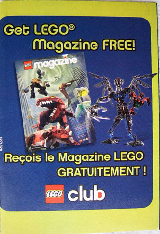 2005 Insert - LEGO Club - US/Canadian (4271828)