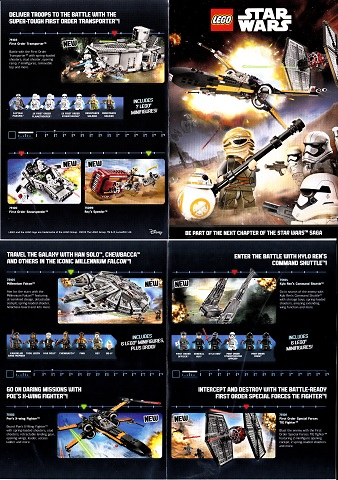 2015 Star Wars Products Leaflet