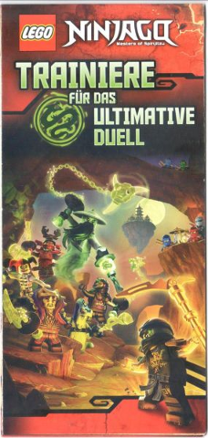 2016 NINJAGO German Foldout with Game Poster - Trainiere für das Ultimative Duell (6166758_DE)