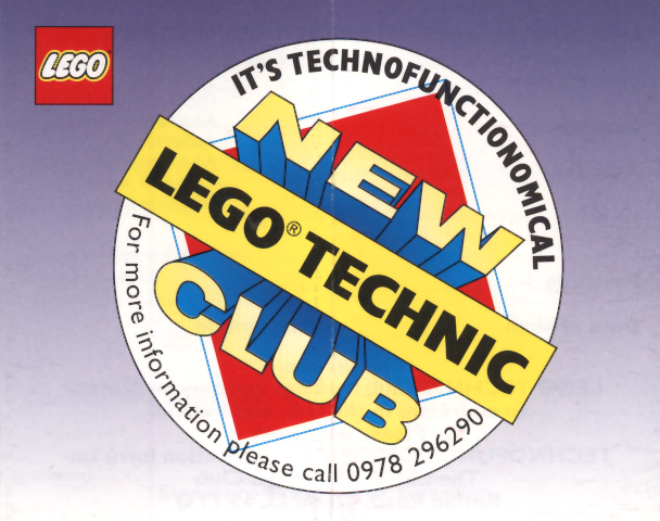 1994 Insert - Lego Technic Club UK (999.003-UK)