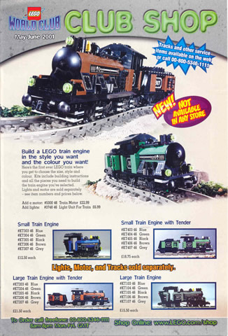 2001 Insert - World Club Shop - May/June - UK