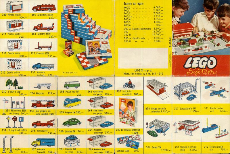 1962 Italian - Early Issue (B-100-it.)