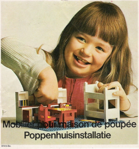 1972 Medium Belgian - Mobilier pour maison de poupée - Poppenhuisinstallatie (97410-Be)