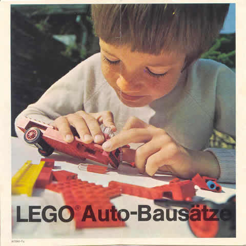1972 Medium German - LEGO Auto-Bausätze (97390-Ty)
