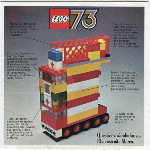 1973 Medium Italian Foldout (97559-It)