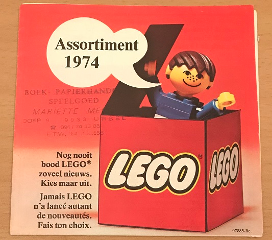 1974 Medium Belgian Foldout (97885-Be)