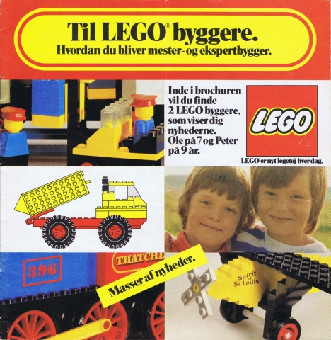 1976 Large Danish Til LEGO byggere (98416-Da)