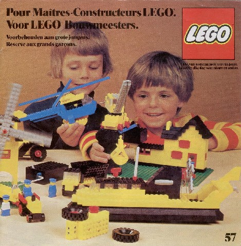 1977 Large Belgian Pour Maîtres-Constructeurs LEGO 57 (98761-B)