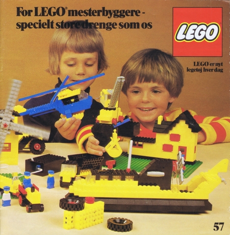1977 Large Danish For LEGO mesterbyggere 57 (98761-DK)