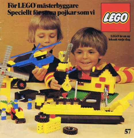 1977 Large Swedish För LEGO mästerbyggare 57 (98761-S)