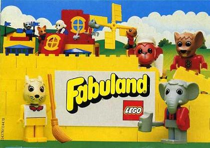 1986 Small Fabuland European (114378/114478-EU III (UK/F/B))