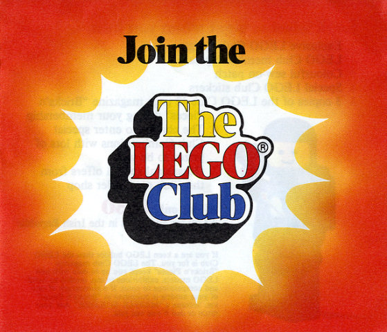 1991 Insert - Lego Club UK (111203-UK)