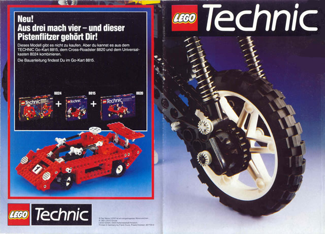 1991 Medium Technic German Foldout (921759-D)