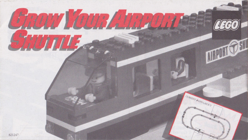 1991 Insert - Shop at Home - Monorail 'Grow Your Airport Shuttle' (821247)