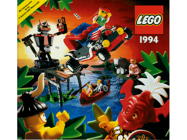 1994 Large German (Mit Teilnahmeschein für die 11. Deutsche LEGO Meisterschaft - 923321-D)