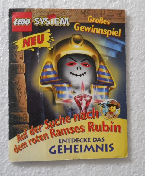 1998 Insert - Adventurers - 'Auf der Suche nach dem roten Rubin'