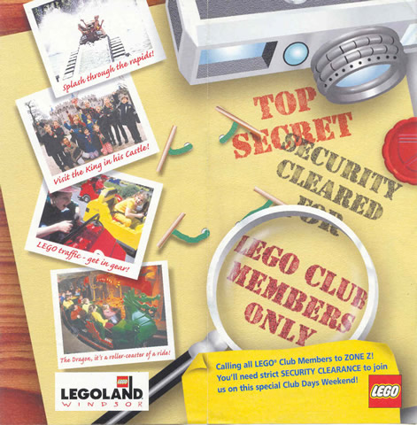 1998 Insert - World Club - UK (Legoland Windsor)