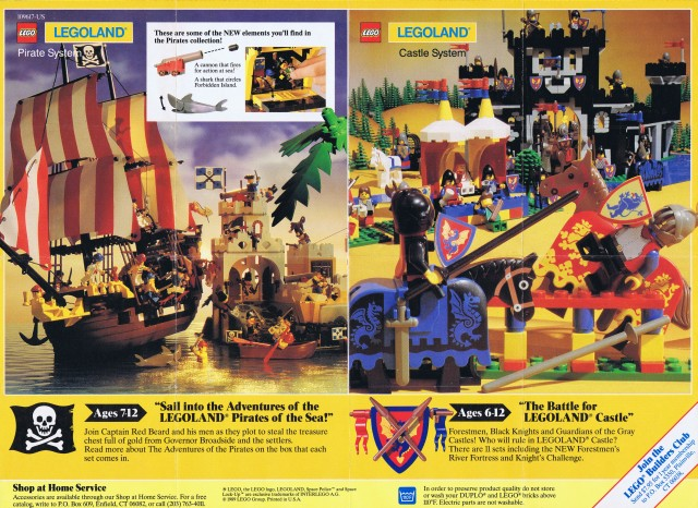 1989 Mini Pirates / Castle (109617-US)