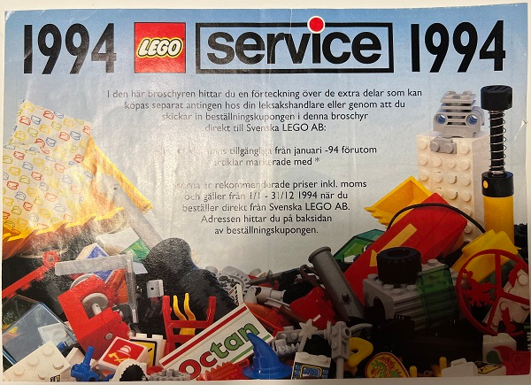 1994 Medium Service Packs Swedish (923323-S)