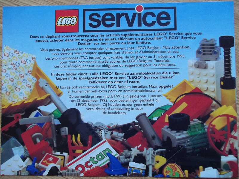 1993 Medium Service Packs Belgian (922710-B)