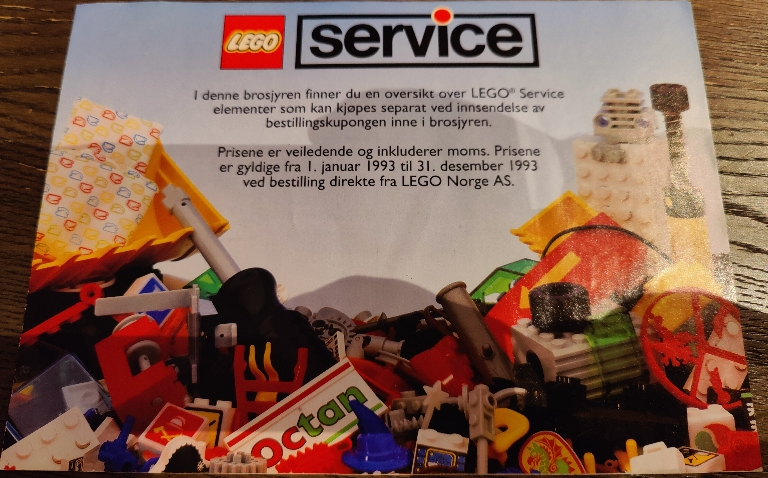 1993 Medium Service Packs Norwegian (922711-N)