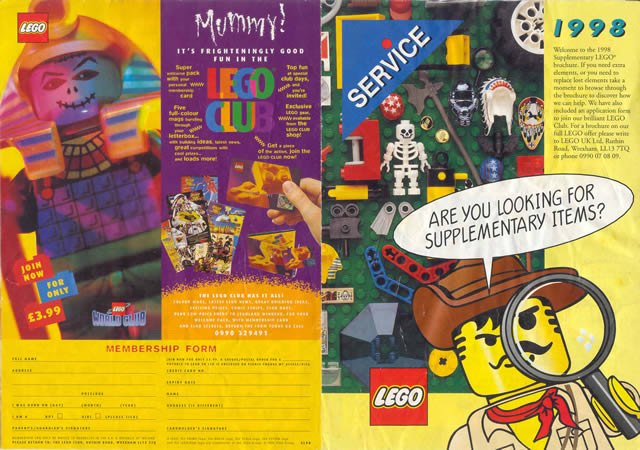 1998 Medium Service Packs UK (926.272-UK)