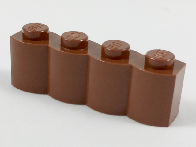 4x brick brick modified 1x4 log 4x1 30137 tan/sand Lego