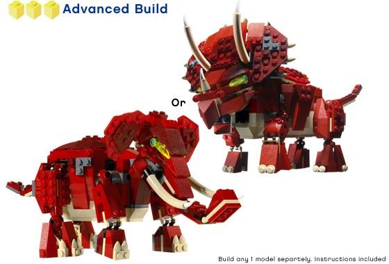 LEGO 4892 CREATOR "PREHISTORIC POWER" INSTRUCTION MANUALS 1+2 NO BRICKS