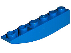 x4 41763 / 42023 LEGO Technic Slope Curved 6 x 1 Inverted 