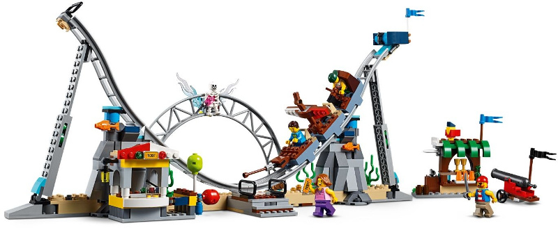 lego creator pirate roller coaster set 31084