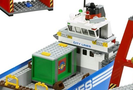 lego city lines boat