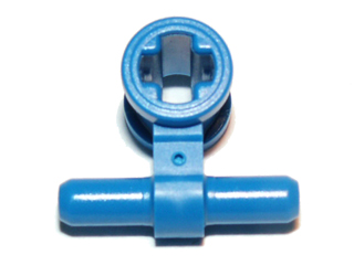 Pneumatic Hose Connector with Axle Connector X2 - Blue LEGO 