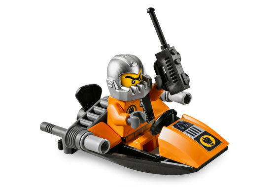 LEGO MINIFIG MINI FIGURE AGENTS SET 8632 CROCODILE ALIGATOR 6026C01 SWAMP RAID 