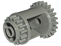 24-16 Teeth 1 x Lego Technic 6573 Differential DARK GRAY