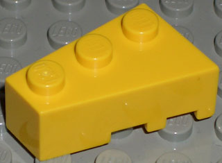 4 Pairs LEGO Yellow Wedge 3 x 2 LEFT & RIGHT #6564 6565 