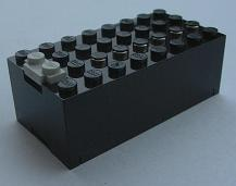 LEGO Batterie Kasten 4762 weiß 9 Volt 9V Battery Box  Police Space Light & Sound 