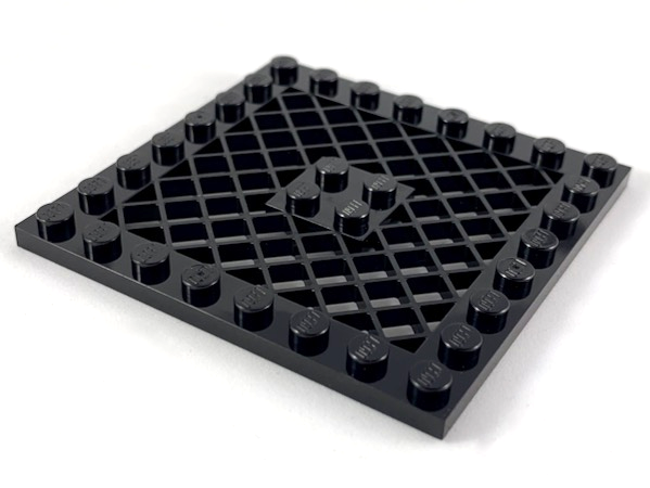 Lego Platte 4151a Gitterplatte 8x8 schwarz für 6199 6991 7075 .... 
