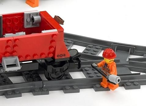 Lego RC ferrocarril Train 7898 set-tren de carga LOK/vagón-Engine Wagon 