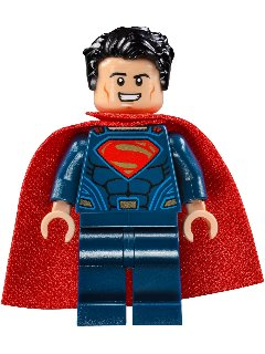 Superman - Dark Blue Suit, Minifigure sh219 BrickLink